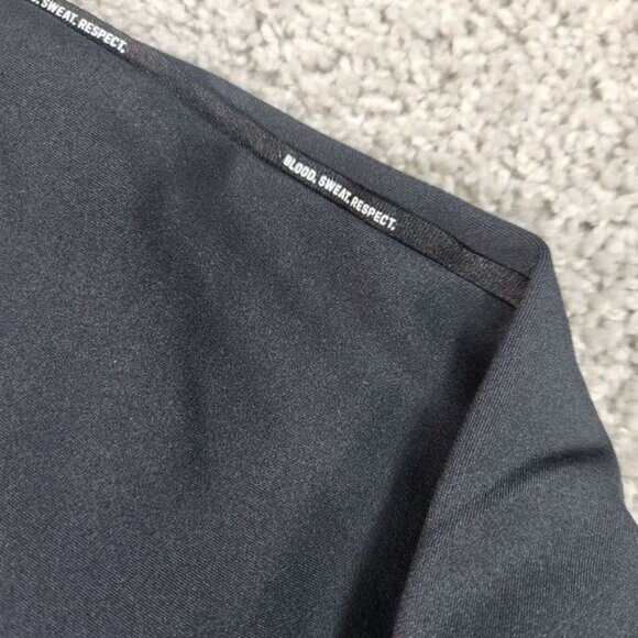 Under Armour Jacket Mens Small Project Rock Track Black Bull Gym Active Full Zip - Picture 6 of 15